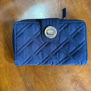 Vera Bradley turn lock wallet